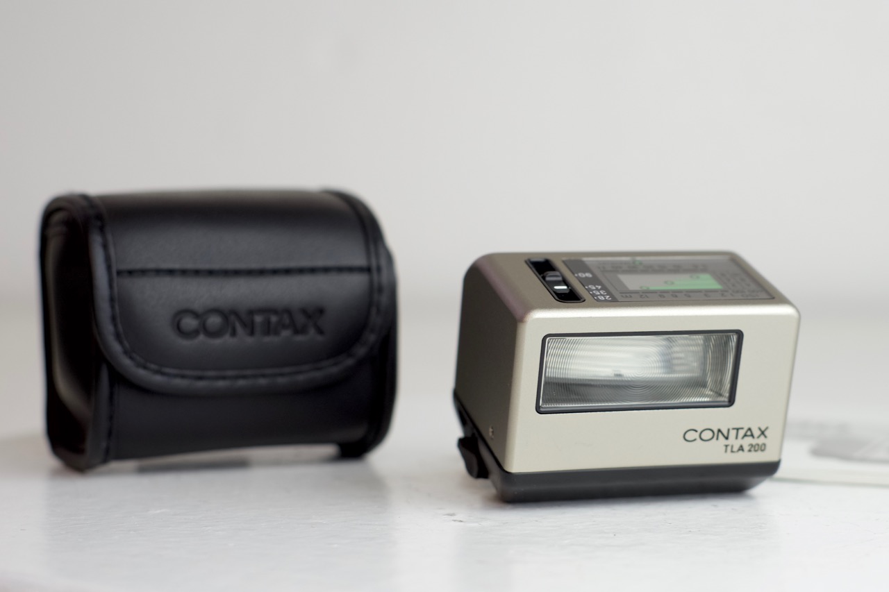Contax TLA 200 Auto Flash Unit for Contax G Series Cameras incl. G1 and G2  - With Case and Manual — F Stop Cameras